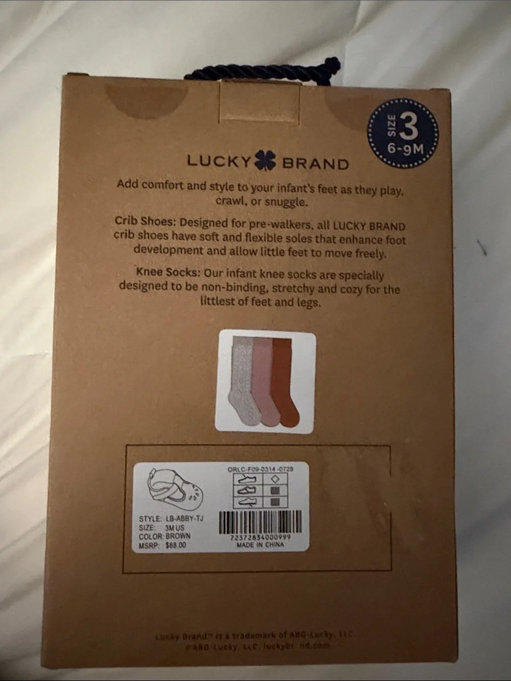 Lucky Brand crib shoe